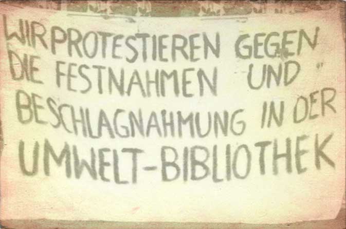 Protest im November 1987